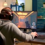 Addicted video game r performing cyber video games